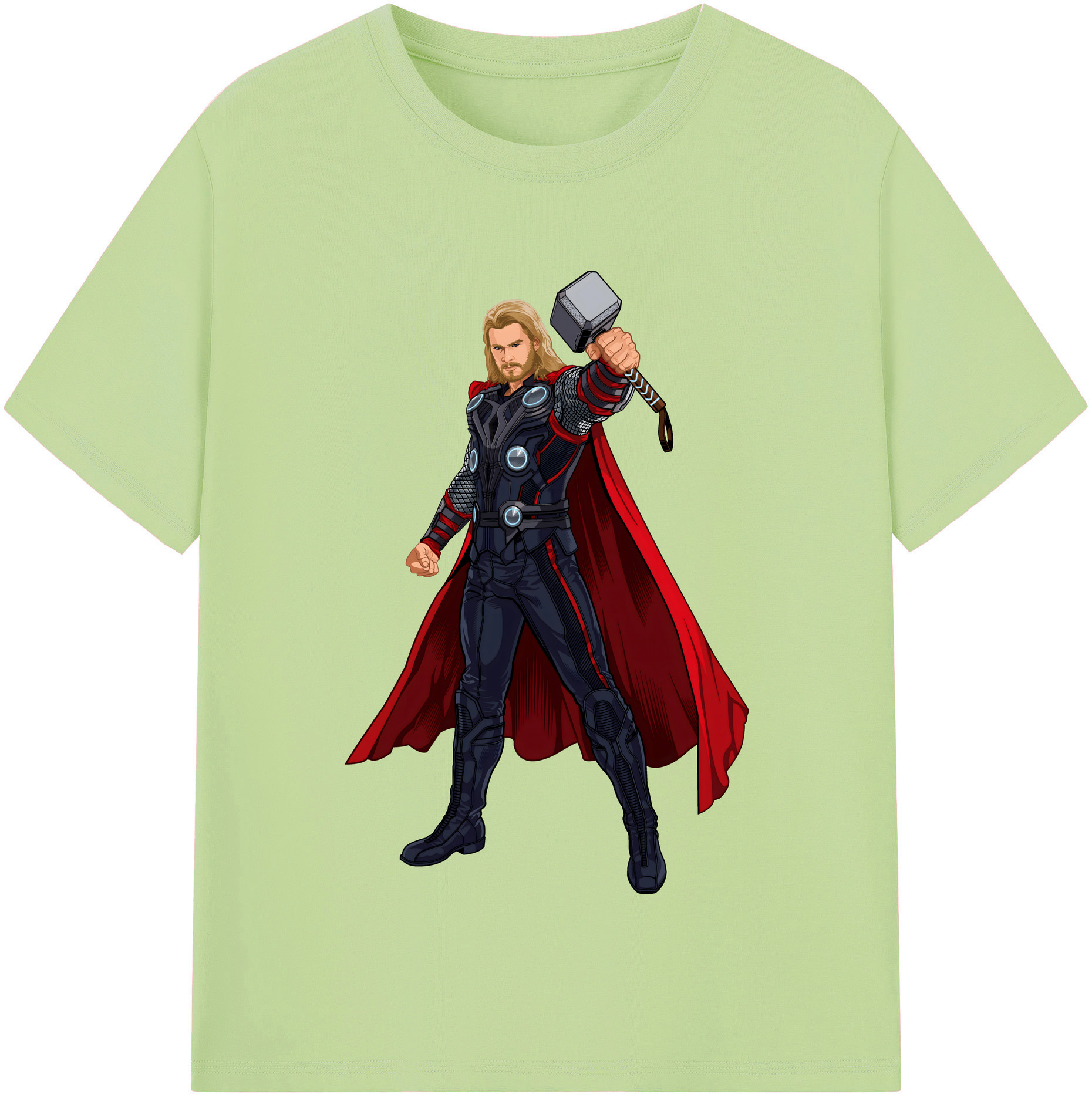 （画像用） アベンジャーズ The Avengers 綿100％半袖Tシャツ（フロントプリント）